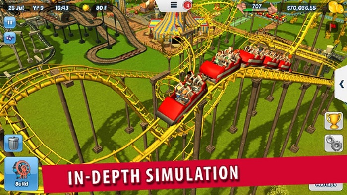 手の中に遊園地を！『RollerCoaster Tycoon 3』PC移植版がiOSに登場