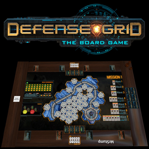タワーディフェンス『Defense Grid』がボードゲーム化！Kickstarter計画中