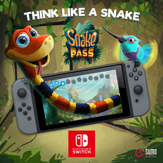 ニョロニョロ蛇パズル『Snake Pass』のニンテンドースイッチ版が海外発売決定！