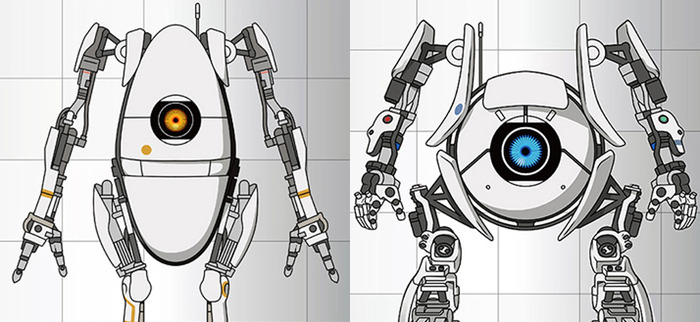 『Portal 2』のATLASとP-Bodyがねんどろいど化決定！―figma版の新イメージも披露