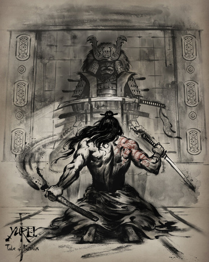 侍の人間的側面を描く海外産新作RPG『Tale of Ronin』―印象的な墨絵スタイル