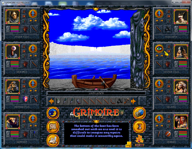 開発期間20年以上！古風なダンジョンRPG『Grimoire』がSteam Greenlightに登場