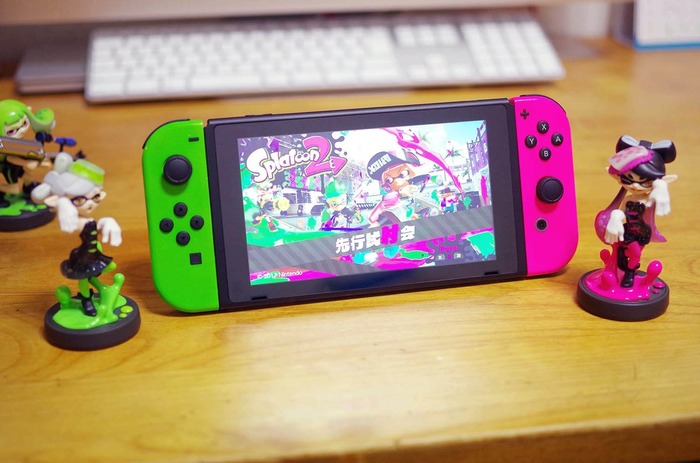ファン製作『スプラトゥーン2』デザインの「Nintendo Switch」ジョイコン＆グリップがイカす…！