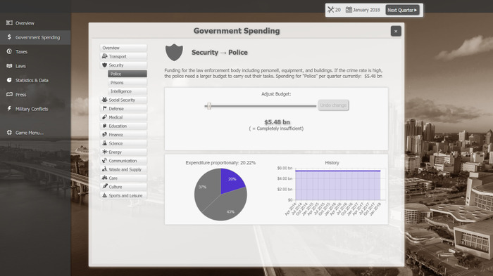 国家の行方を担う政治経済シム『Government Simulator』が12月Steam配信！