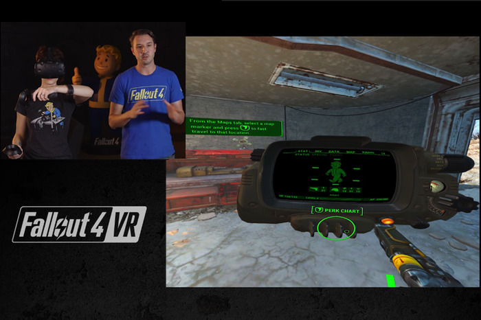発売迫るHTC Vive向け『Fallout 4 VR』プレイ映像！―様々な操作を解説
