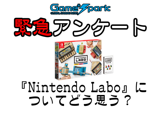 【緊急アンケート】『Nintendo Laboについてどう思う？』回答受付中！