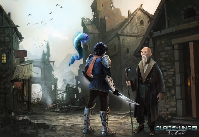 ウナギの力が世界を司る怪しげな新作RPG『Blade of Unagi』がKickstarter展開中！