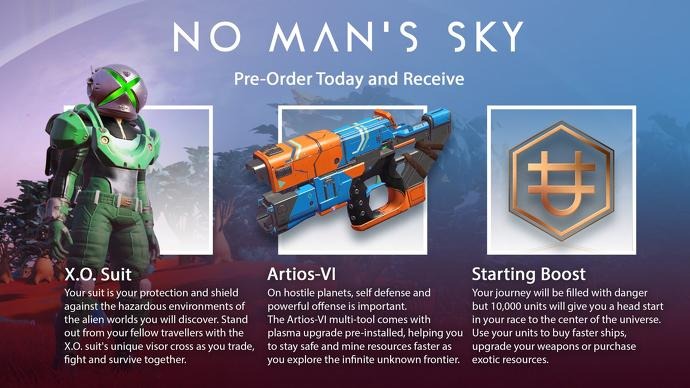 『No Man's Sky』Xbox One版予約特典が発表に！Xboxロゴを模したスーツも