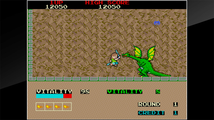 一時代を築いたアクション『アーケードアーカイブス ドラゴンバスター』PS4/スイッチでリリース―1984年にナムコから発売