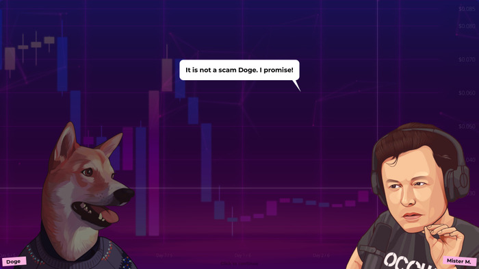NFTによく似た画像も売買できる仮想通貨ローグライト『Doge Trader』Steamストアページ公開！