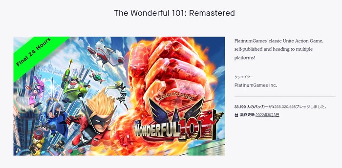 返礼品が2年以上届かない！『The Wonderful 101: Remastered』Kickstarter問題に関しプラチナゲームズが事実を認め謝罪