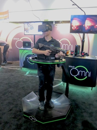 【E3 2014】究極の体験を提供するルームランナーVR「Omni」を試してみた
