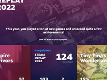2022年、Steamでどれだけ遊んだ！？「Steamリプレイ 2022」公開―タイトル数やプレイ時間の割合をチェック 画像